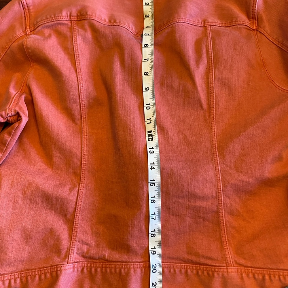 Liverpool Los Angeles Women's Salmon Denim Jacket - Picture 7 of 7